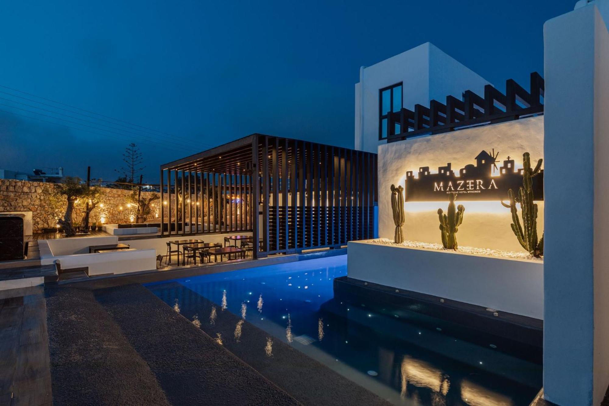 Mykonos Town Mazera Boutique Hotel מראה חיצוני תמונה